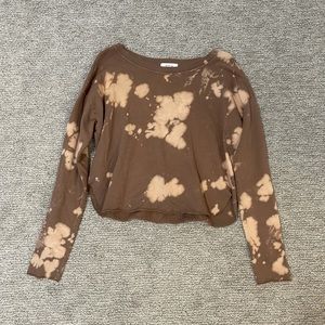 Tye-Dye brown cropped